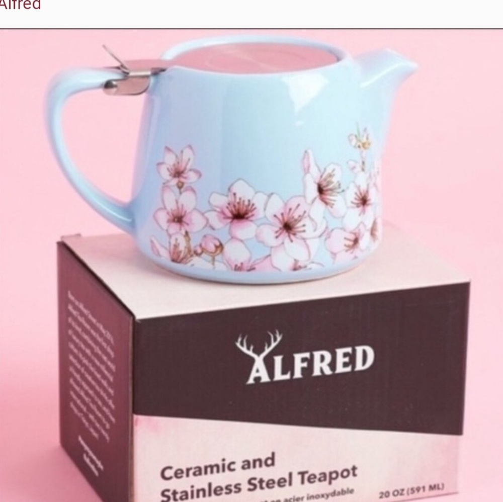 Alfred Ceramic and Stainless Steel Teapot